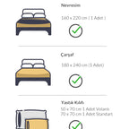 Saten Tek Kişilik 300TC Nevresim Takımı