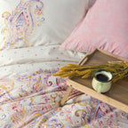 modaHu Bohem Serisi Çift Kişilik Nevresim Takımı Pembe