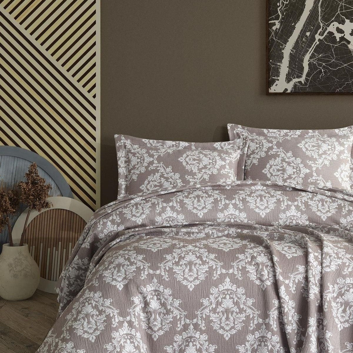 Damasco Tek Kişilk Yatak Örtüsü