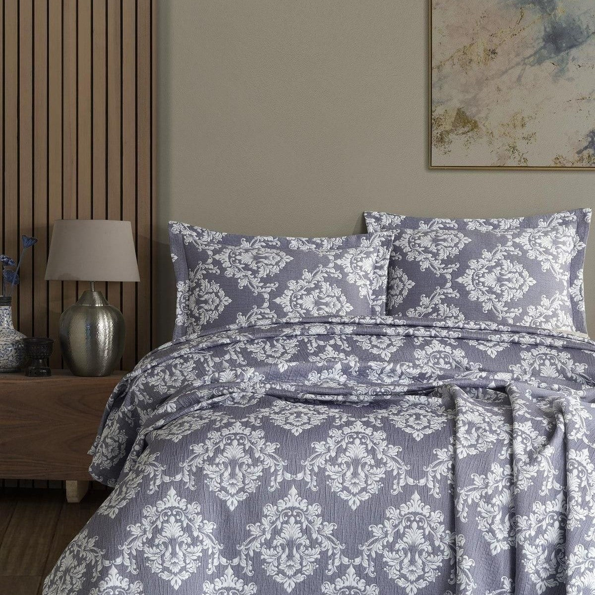 Damasco Tek Kişilk Yatak Örtüsü